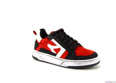 Trackstyle sneakers Milo Mario 141 rood - zijkant rechts - bij Wittepoel