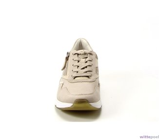 Gabor sneakers Nubuk Mesh 46.896.31 beige - voorkant - bij Wittepoel