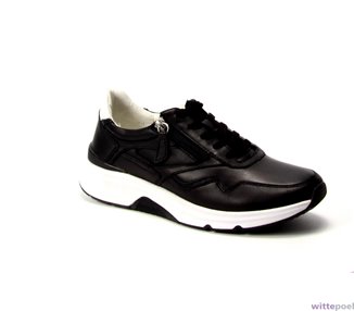 Gabor sneakers Foulard 46.896.57 zwart - zijkant rechts - bij Wittepoel