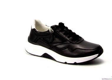 Gabor sneakers Foulard 46.896.57 zwart - zijkant rechts - bij Wittepoel