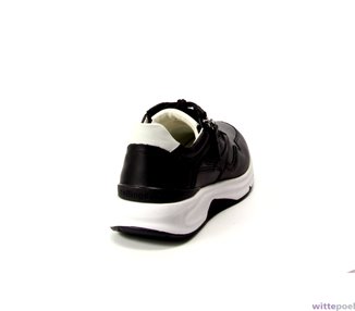 Gabor sneakers Foulard 46.896.57 zwart - achterkant rechts - bij Wittepoel