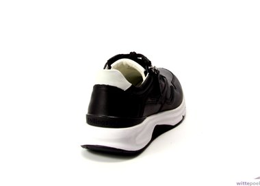 Gabor sneakers Foulard 46.896.57 zwart - achterkant rechts - bij Wittepoel