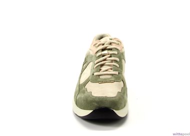 Durea sneakers 6283 0890 groen - voorkant - bij Wittepoel