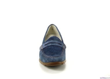 Waldlaufer loafers H-Lucy 195 206 blauw - voorkant - bij Wittepoel