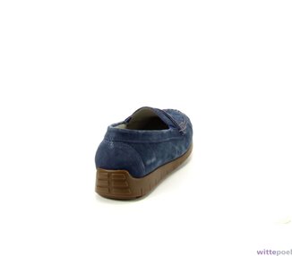 Waldlaufer loafers H-Lucy 195 206 blauw - achterkant rechts - bij Wittepoel