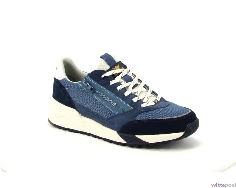 Allrounder sneakers Scarmaro 97 blauw - zijkant rechts - bij Wittepoel