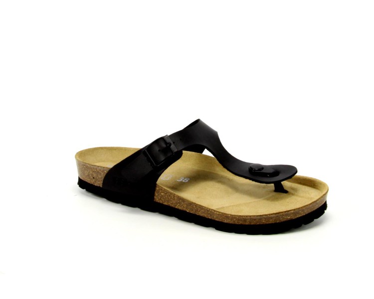 Rohde teenslipper Alba 5628-90 zwart Rohde teenslipper Alba 5628-90 zwart
