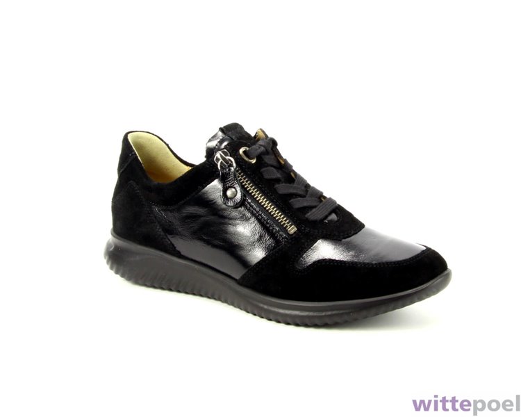 Hartjes veterschoen Breeze 01.01 zwart - zijkant rechts - bij Wittepoel Hartjes veterschoen Breeze 01.01 zwart - zijkant rechts - bij Wittepoel