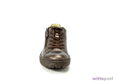 Hartjes veterschoen Phil 75.00 bruin - voorkant - bij Wittepoel