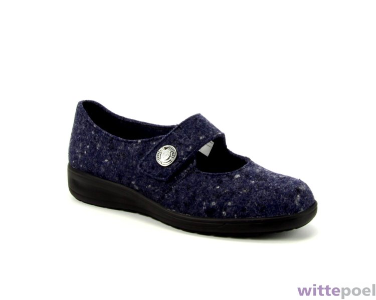 Solidus pantoffel Heaven 80542 blauw - zijkant rechts - bij Wittepoel Solidus pantoffel Heaven 80542 blauw - zijkant rechts - bij Wittepoel
