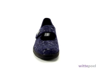 Solidus pantoffel Heaven 80542 blauw - voorkant - bij Wittepoel