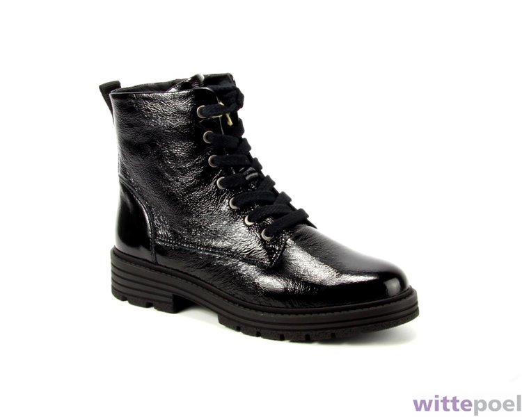 Solidus veterboot KELLY 06691 zwart - zijkant rechts - bij Wittepoel