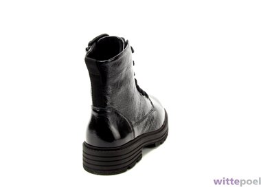 Solidus veterboot KELLY 06691 zwart - achterkant rechts - bij Wittepoel