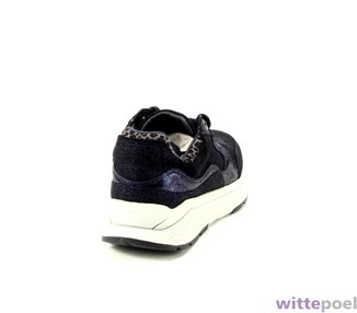 Xsensible sneaker Golden Gate 4263 Lady G blauw - achterkant rechts - bij Wittepoel