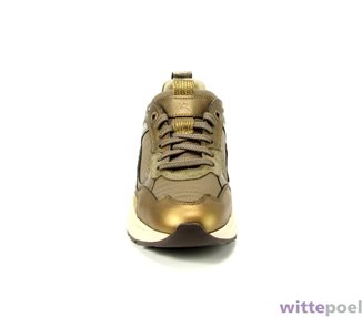 Xsensible veterschoen Milau G 5530 taupe - voorkant - bij Wittepoel