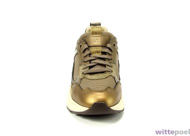 Xsensible veterschoen Milau G 5530 taupe - voorkant - bij Wittepoel