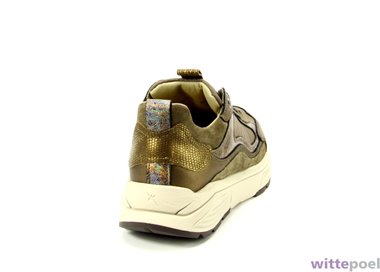 Xsensible veterschoen Milau G 5530 taupe - achterkant rechts - bij Wittepoel