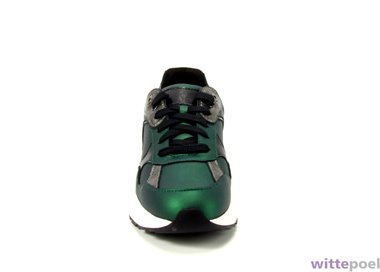 Xsensible sneaker Helix G groen - voorkant - bij Wittepoel