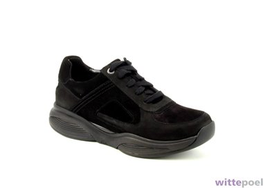 Xsensible veterschoen Stretchwalker SWX23 2001 HX zwart - zijkant rechts - bij Wittepoel
