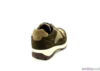 Xsensible veterschoen York 2530 GX taupe - achterkant rechts - bij Wittepoel