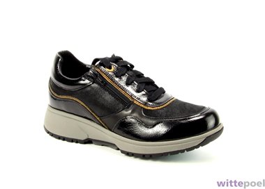 Xsensible veterschoen Lima HX 2040 zwart - zijkant rechts - bij Wittepoel