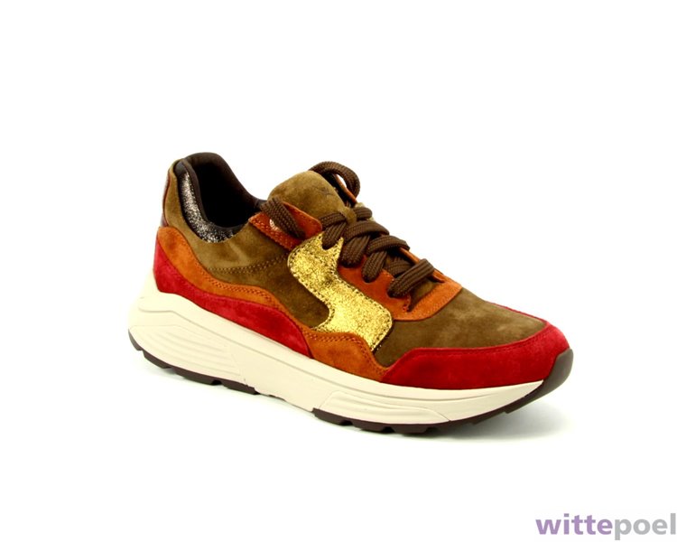 Xsensible sneaker Golden Gate 2747 Lady GX rood - zijkant rechts - bij Wittepoel