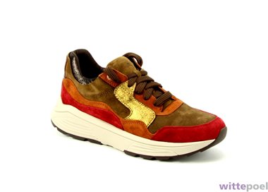 Xsensible sneaker Golden Gate 2747 Lady GX rood - zijkant rechts - bij Wittepoel