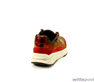 Xsensible sneaker Golden Gate 2747 Lady GX rood - achterkant rechts - bij Wittepoel