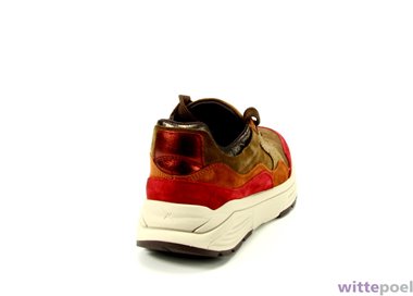 Xsensible sneaker Golden Gate 2747 Lady GX rood - achterkant rechts - bij Wittepoel