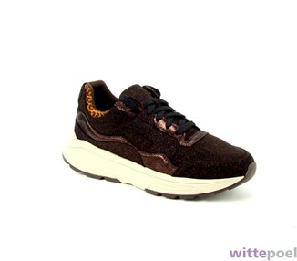 Xsensible sneaker Golden Gate 4351 Lady G bruin - zijkant rechts - bij Wittepoel