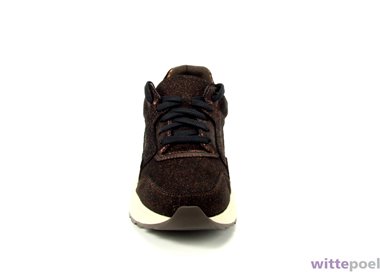 Xsensible sneaker Golden Gate 4351 Lady G bruin - voorkant - bij Wittepoel