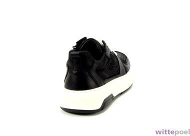 Trackstyle sneaker Guido Goed 589 zwart - achterkant rechts - bij Wittepoel