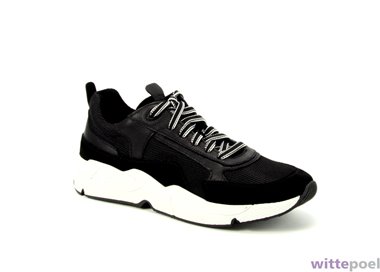 Trackstyle sneaker Sergio Snel 589 zwart - zijkant rechts - bij Wittepoel
