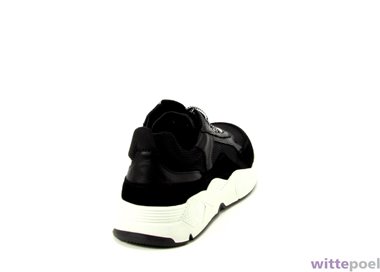 Trackstyle sneaker Sergio Snel 589 zwart - achterkant rechts - bij Wittepoel