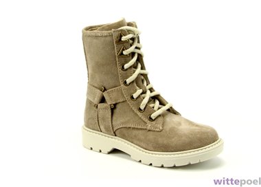 Twins veterboot Hester Hery 405 taupe - zijkant rechts - bij Wittepoel