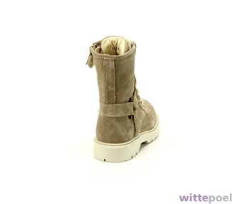Twins veterboot Hester Hery 405 taupe - achterkant rechts - bij Wittepoel