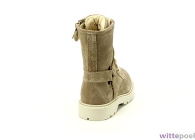 Twins veterboot Hester Hery 405 taupe - achterkant rechts - bij Wittepoel