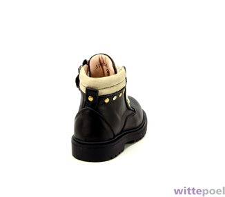 Twins veterboot Tara Ton 589 zwart - achterkant rechts - bij Wittepoel