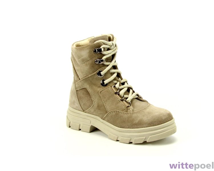 Twins veterboot Ilse Isabella 405 taupe - zijkant rechts - bij Wittepoel Twins veterboot Ilse Isabella 405 taupe - zijkant rechts - bij Wittepoel