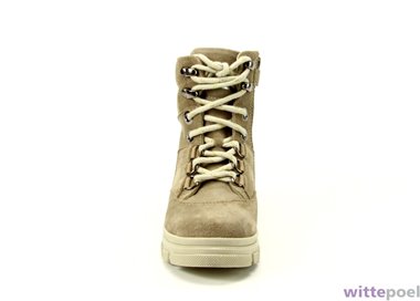 Twins veterboot Ilse Isabella 405 taupe - voorkant - bij Wittepoel