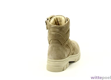 Twins veterboot Ilse Isabella 405 taupe - achterkant rechts - bij Wittepoel