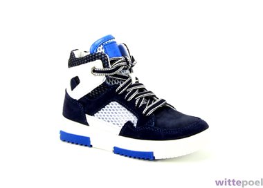 Trackstyle veterboot Henny Hero 129 blauw - zijkant rechts - bij Wittepoel
