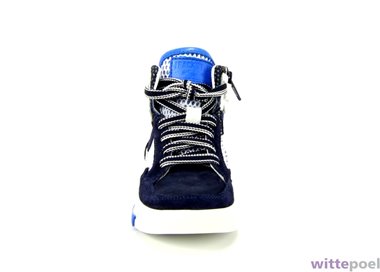 Trackstyle veterboot Henny Hero 129 blauw - voorkant - bij Wittepoel