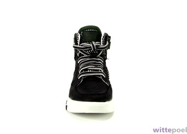 Trackstyle veterboot Henny Hero 189 zwart - voorkant - bij Wittepoel
