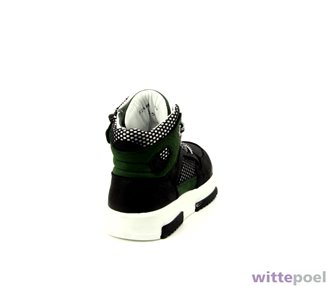 Trackstyle veterboot Henny Hero 189 zwart - achterkant rechts - bij Wittepoel