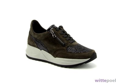 Waldlaufer sneaker K-Bailey 052 grijs - zijkant rechts - bij Wittepoel