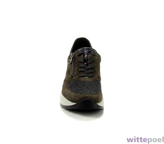 Waldlaufer sneaker K-Bailey 052 grijs - voorkant - bij Wittepoel