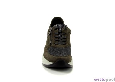 Waldlaufer sneaker K-Bailey 052 grijs - voorkant - bij Wittepoel