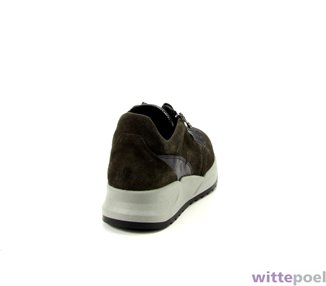 Waldlaufer sneaker K-Bailey 052 grijs - achterkant rechts - bij Wittepoel