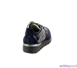 Waldlaufer veterschoen K-Ramona 559 blauw - achterkant rechts - bij Wittepoel